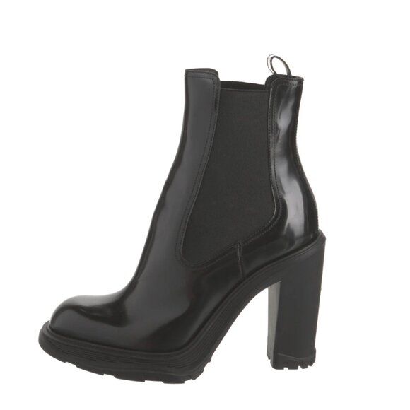 Alexander McQueen Leather Chelsea Boots Women's Size: 10 | US10, IT40 - Picture 1 of 2